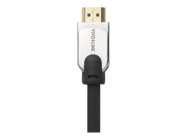 VivoLink Pro - High Speed - HDMI-kabel med Ethernet - HDMI til HDMI, USB (kun strøm) - 2 m - svart - USB-strøm, 4 K 60 Hz (4096 x 2160) støtte