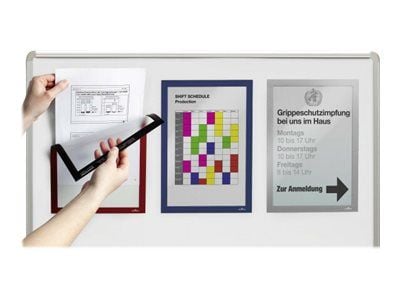 DURABLE DURAFRAME MAGNETIC - Dokumentholder - for A4 - magnetisk - sølv (en pakke 5)