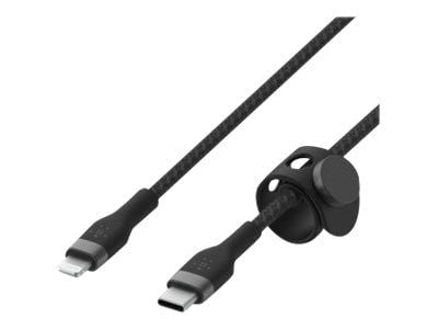 Belkin BoostCharge - Lightning-kabel - USB-C hann til Lightning hann - 3 m - svart