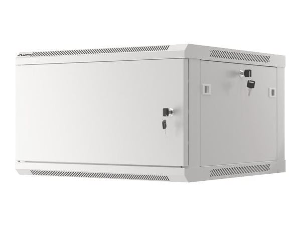 Lanberg - Rack skap - veggmonterbar - grå, RAL 7035 - 12U - 19"