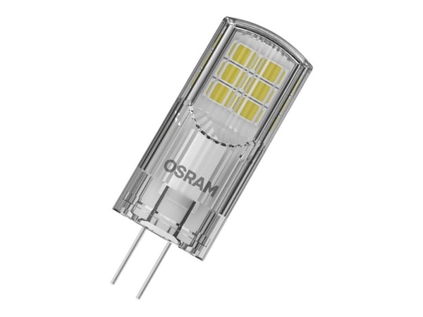 OSRAM LED STAR - LED-lyspære - form: T14 - klar finish - G4 - 2.6 W (ekvivalent 28 W) - klasse F - varmt hvitt lys - 2700 K