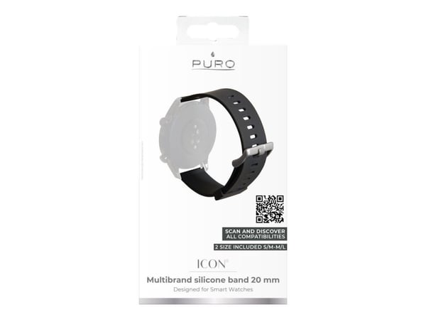 Puro ICON Multibrand - KlocKräm för smart klocka - S/M och M/L storlek