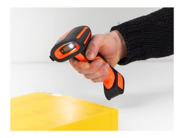 Delock - Strekkodeskanner - håndholdt - 120 skann/sek - dekodet - Bluetooth 4.1, RF(2.4 GHz), USB 2.0