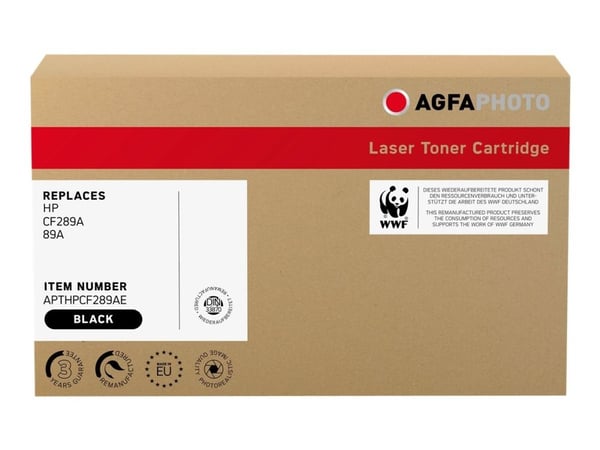 AgfaPhoto - Svart - kompatibel - boks - gjenfabrikert - tonerpatron (alternativ for: HP 89A, HP CF289A) - for HP LaserJet Enterprise M507, MFP M528...