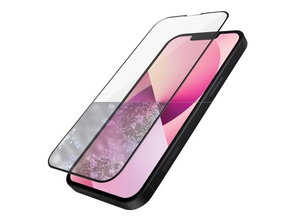 PanzerGlass™ | Case-Friendly - Skærmbeskytter for mobiltelefon - Edge-to-Edge passform - rammefarve sort | Apple iPhone 13 mini