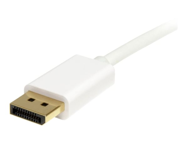 StarTech 1m 3 ft White Mini DisplayPort to DisplayPort 1.2 Adapter Cable M/M - DisplayPort 4k with HBR2 support - Mini DP to DP Cable (MDP2DPMM1MW)...