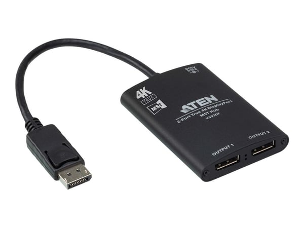 ATEN VS92DP - Videofordeler - 2 x DisplayPort - stasjonær