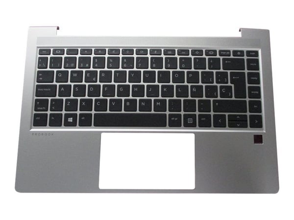 HP - Erstatningstastatur for bærbar PC - bakbelysning - Spansk - med toppdeksel - for ProBook 440 G8 Notebook, 445 G8 Notebook