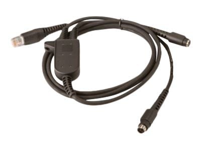 Honeywell - Tastaturkile / strømkabel - RJ-45 (hann) til PS/2, strøm - 3 m - rullet sammen - svart