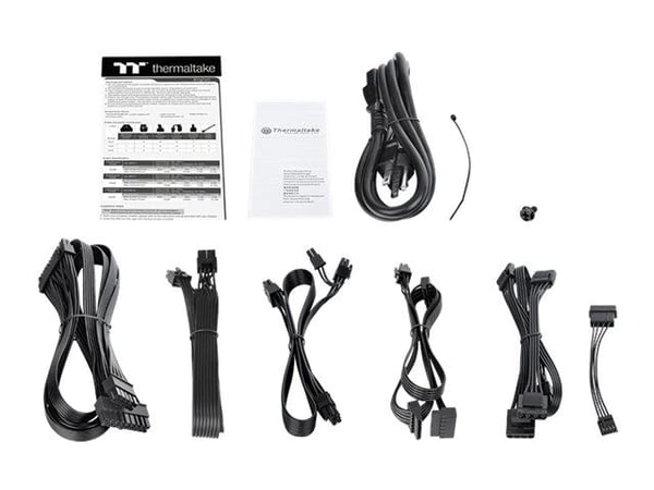 Thermaltake ToughPower PF1 TTP-850AH2FKP - TT Premium Edition - strømforsyning (intern) - ATX12V - 80 PLUS Platinum - 850 watt - aktiv PFC - svart