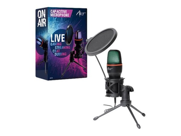 ART AC-02 - Mikrofon - USB - matt sortering