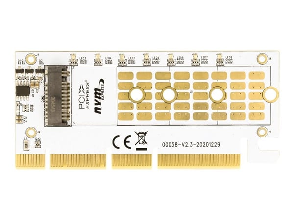 Delock - Lagringskontroll - M.2 - M.2 NVMe-kort - PCIe 4.0 x16