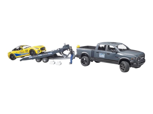 Bruder Dodge Ram 2500 Power Wagon and Bruder Roadster toy