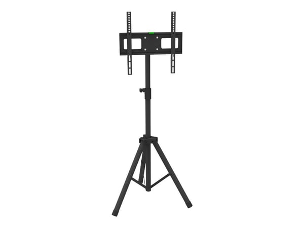 TECHly - Ställ - universal tripod - för TV - plast, stål - svart - skärmstorlek: 17"-60" - golvstående