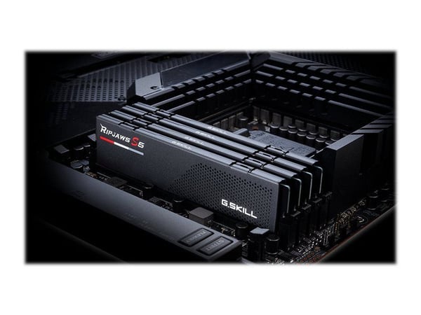 G.Skill Ripjaws S5 - DDR5 - sats - 32 GB: 2 x 16 GB - DIMM 288-pin - 5600 MT/s / PC5-44800 - CL40 - 1.2 V - ej buffrad - icke ECC - mattsvart