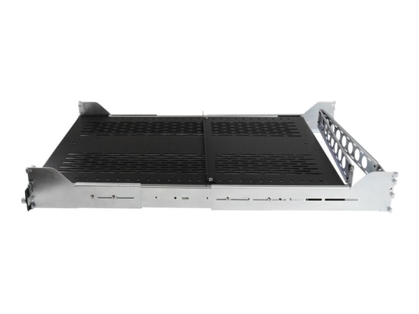 Startech 2U Vented Sliding Server Rack Shelf w/ Cable Management Arm - 27.7 to 31.6in Adjustable Mounting Depth - 50lb - 24in Deep - Rack-hylle - s...