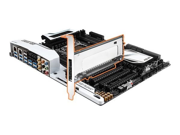 ICY Dock ToughArmor MB840M2P-B - Diskkontroller - M.2 - 1 Kanal - M.2 NVMe Card - PCIe 3.0 x4 - svart, sølv