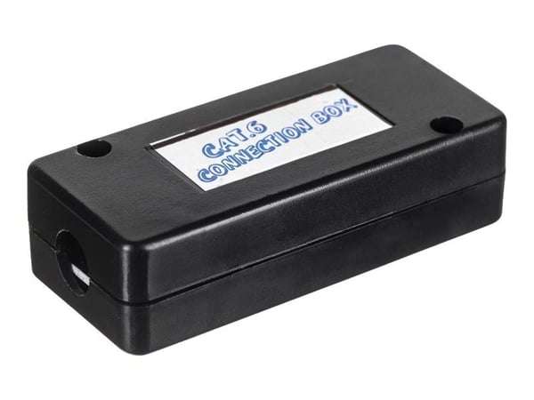 Netrack - Verkkoliitin - 4-nastainen IDC-kruunu 4-nastaiseen IDC-kruunuun - UTP - CAT 6 - musta