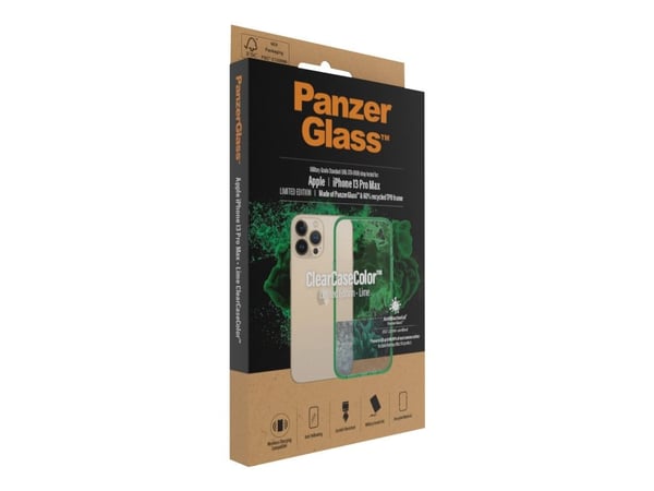 PanzerGlass 344, Suojus, Apple, Apple - iPhone 13 Pro Max, 17 cm (6.7"), Vihreä