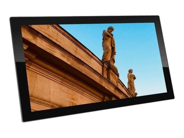 Braun DigiFrame 1901 - Digital fotoram - 8 GB - 18" - 1366 x 768 - 1080p - HDR - sortering