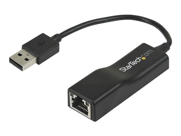 Startech USB 2.0 to 10/100 Mbps Ethernet Network Adapter Dongle - USB Network Adapter - USB 2.0 Fast Ethernet Adapter - USB NIC (USB2100) - Nettver...