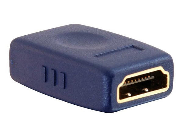 C2G Velocity HDMI Coupler - HDMI-kobler - HDMI hunn til HDMI hunn - blå