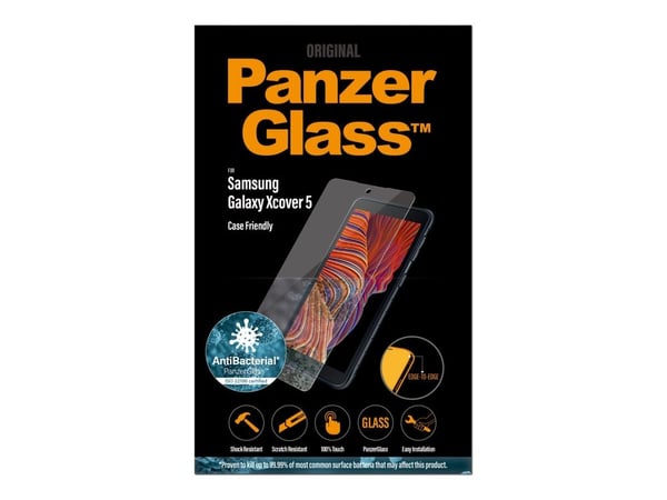 PanzerGlass - Mobiltelefon skjermbeskytter - glass - til Samsung Galaxy Xcover 5