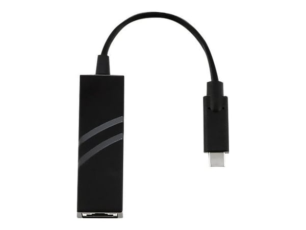 Qoltec - Nettverksadapter - USB-C 3.1 - Gigabit Ethernet x 1 - svart
