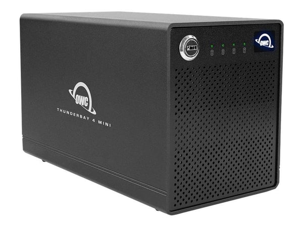 OWC ThunderBay 4 mini - Harddiskarray - 4 brønner (SATA-600) - Thunderbolt 3 (ekstern)