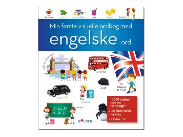 Min første visuelle ordbog med engelske ord - bok