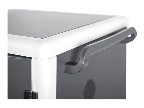 DIGITUS DN-45002 - Vogn (kun lading) - for 30 nettbrett / notebook-er - låsbar - stål - svart, RAL 9005 - skjermstørrelse: inntil 16" - utgang: 5 V