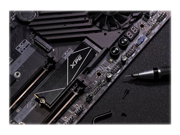 XPG GAMMIX S70 Blade - SSD - 1 TB - intern - M.2 2280 - PCIe 4.0 x4 (NVMe) - 256-bit AES - integrert kjøle