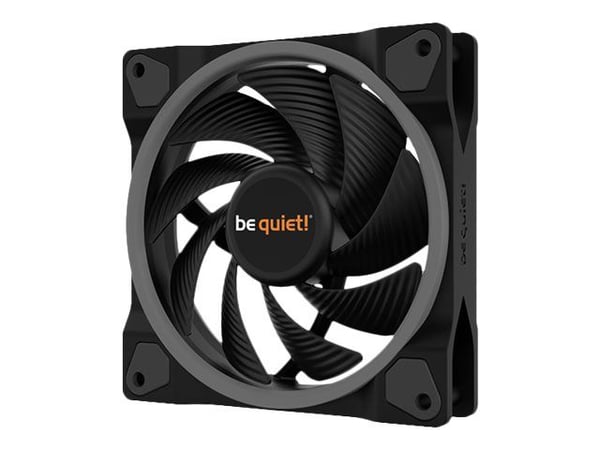 be quiet! Light Wings - tuulettimella varustettu insertti - 120 mm - musta (3 kpl)