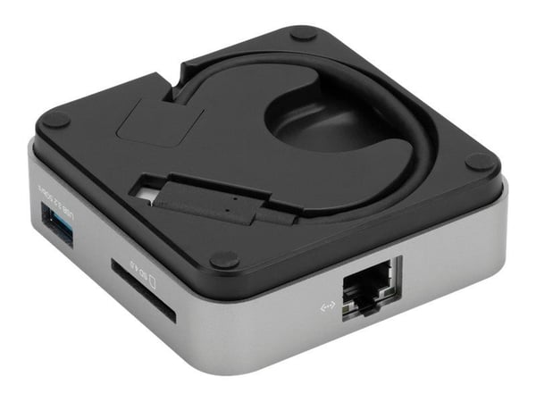 OWC Travel Dock E - Minidock - USB-C 3.2 Gen 1 / Thunderbolt 3 - HDMI - GigE