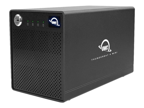 OWC ThunderBay 4 mini - Harddiskarray - 4 brønner (SATA-600) - Thunderbolt 3 (ekstern)