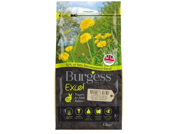 Burgess Adult kanin Natures Blend 1,5 kg
