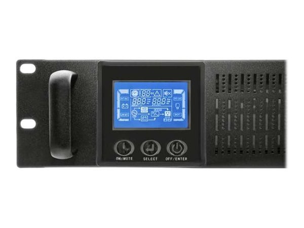 Qoltec - UPS (rackversion) - AC 115-300 V - 1600 Watt - 2000 VA - 7 At - RS-232 - output-stikforbindelser: 2 - lajittelu