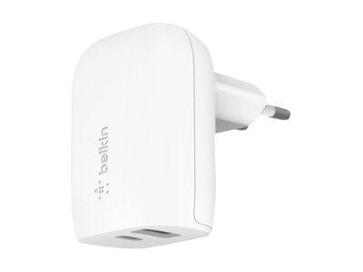 Belkin BoostCharge - Strømadapter - 37 watt - PD 3.0 - 2 utgangskontakter (USB, USB-C)