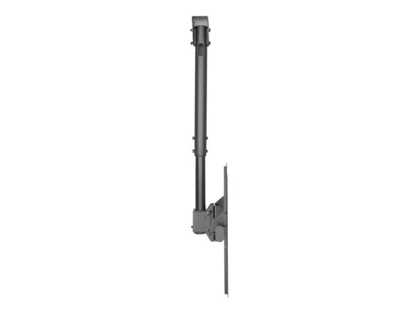 DIGITUS DA-90421 - Monteringssett (takmontering, teleskopstang, VESA-monteringsbrakett) - for LCD-display / bøyd LCD-display - stål - svart - skjer...