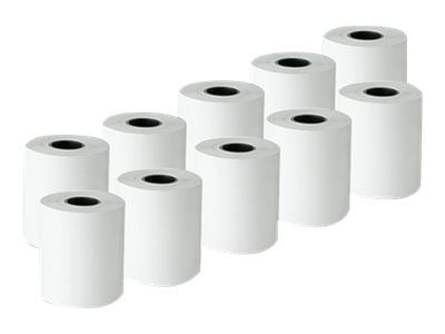 Qoltec - Hvit - Rull (5,7 cm x 30 m) - 55 g/m² - 10 rull(er) termisk papir