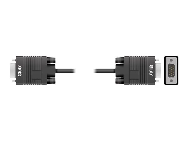 Club 3D - VGA-kabel - HD-15 (VGA) (hann) til HD-15 (VGA) (hann) - 3 m - 1080p-støtte