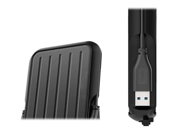 Silicon Power A66, 4000 GB, 3.2 Gen 1 (3.1 Gen 1), Musta