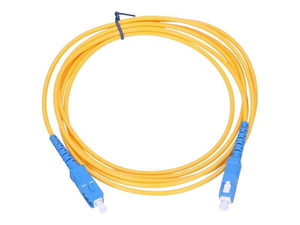 Extralink - Koblingskabel - SC/UPC-enkeltmodus (hann) til SC/UPC-enkeltmodus (hann) - 3 m - 3 mm - fiberoptisk - simpleks - G.657.A1