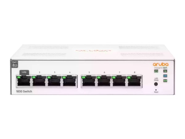 HPE Networking Instant On 1830 8G Switch - Switch - smart - 8 x 10/100/1000 - stasjonær