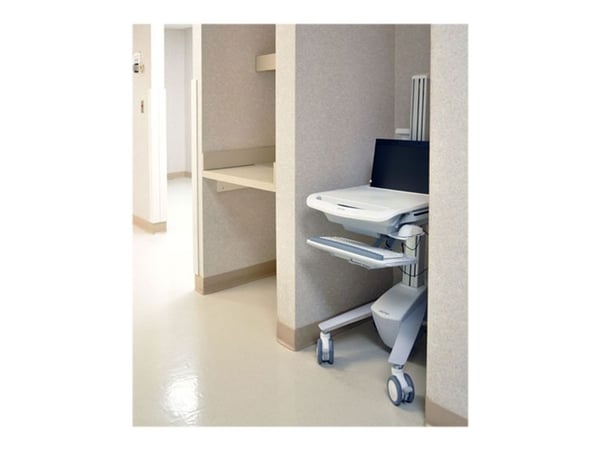 Ergotron StyleView sv40 - Vogn - Konstant kraftteknologi - for bærbar / PC-utstyr - lett arbeid - låsbar - medisinsk - aluminium, forsinket stål, k...