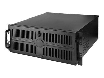 Chieftec UNC-409S-B - Kan monteras i rack - 4U - ATX - ingen strömförsörjning 400 Watt (ATX) - svart - USB