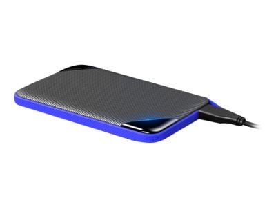 SILICON POWER A62 Game Drive - Harddisk - 1 TB - ekstern (bærbar) - USB 3.2 Gen 1 - svart, blå