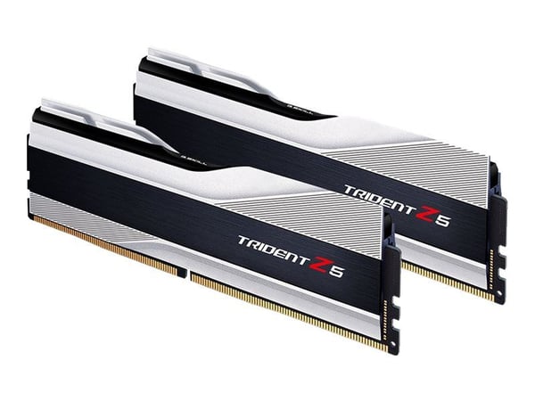 G.Skill Trident Z5 - DDR5 - sett - 32 GB: 2 x 16 GB - DIMM 288-pin - 6000 MT/s / PC5-48000 - CL36 - 1.35 V - ikke-bufret - ikke-ECC - metallic sølv