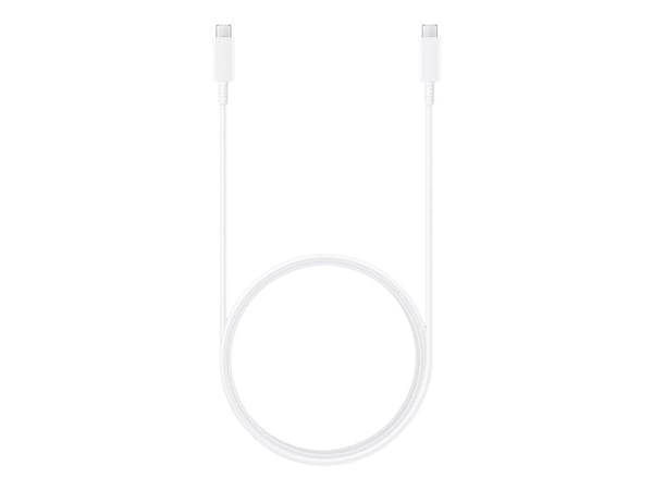 Samsung EP-DX510 - USB-kabel - USB-C (hann) til USB-C (hann) - USB 2.0 - 5 A - 1.8 m - hvit