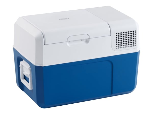 Mobicool MCF32 - Bärbart kylskåp - bredd: 58.4 cm - djup: 36.5 cm - höjd: 40.7 cm - 31 liter - Klass D - blå